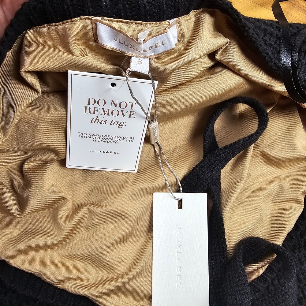 NWT JLUXLABEL Overseas Halter Maxi Dress (S) - Picture 5 of 8